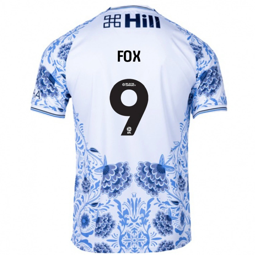 Danxen Barn Ruth Fox #9 Hvit Blå Bortetrøye Drakt Trøye 2024/25 Skjorter T-Skjorte