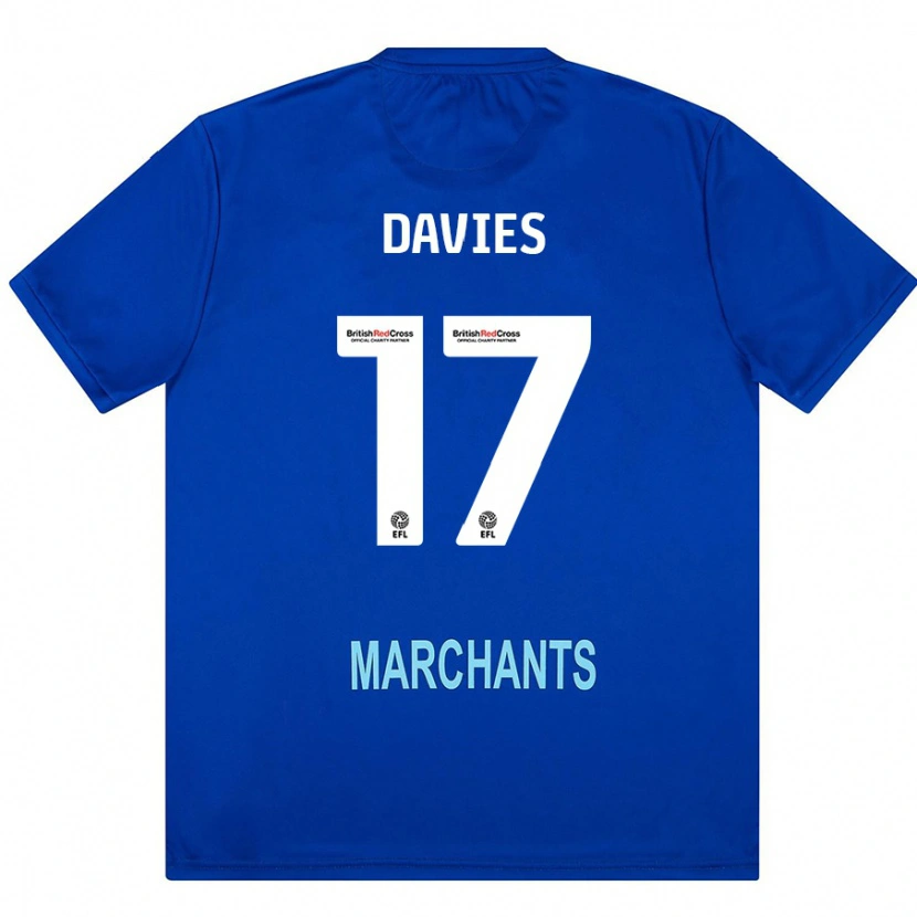 Danxen Barn Annabel Davies #17 Grønn Bortetrøye Drakt Trøye 2024/25 Skjorter T-Skjorte