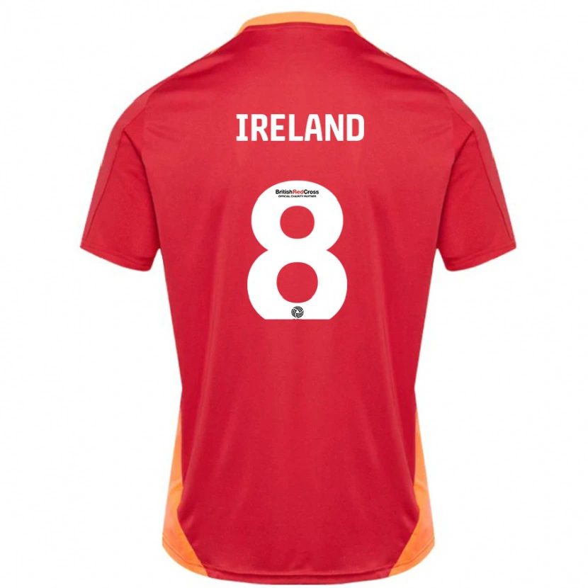 Danxen Barn Beth Ireland #8 Blå Off White Bortetrøye Drakt Trøye 2024/25 Skjorter T-Skjorte