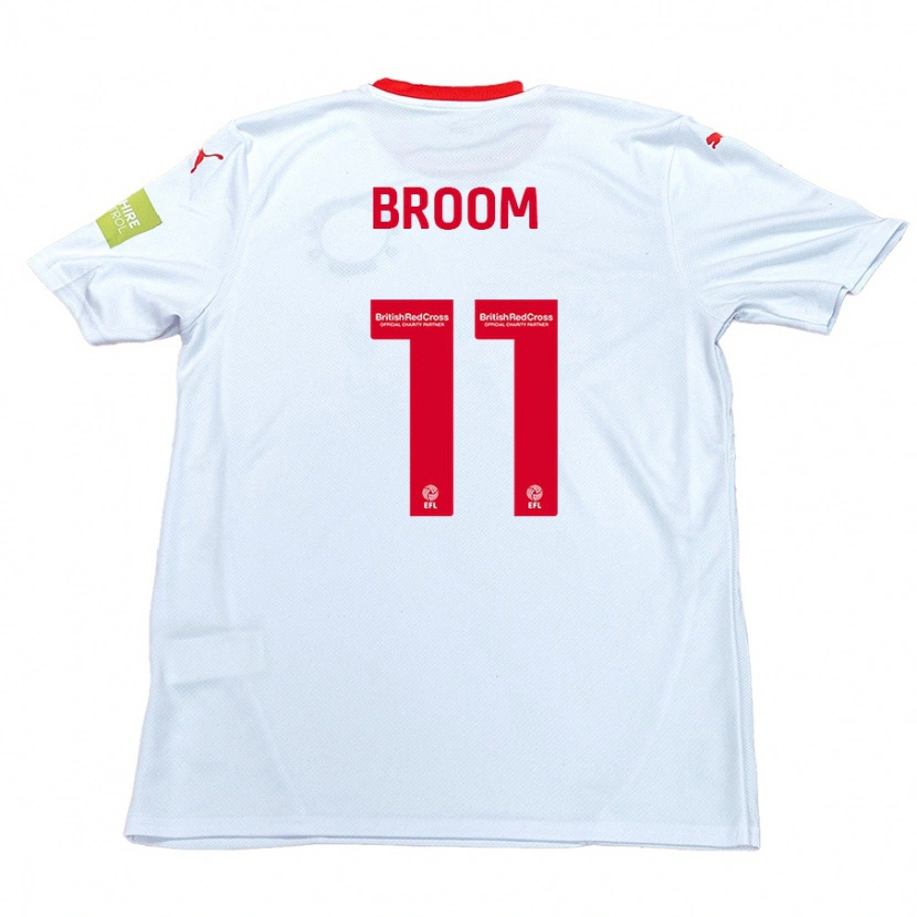Danxen Barn Ryan Broom #11 Hvit Bortetrøye Drakt Trøye 2024/25 Skjorter T-Skjorte