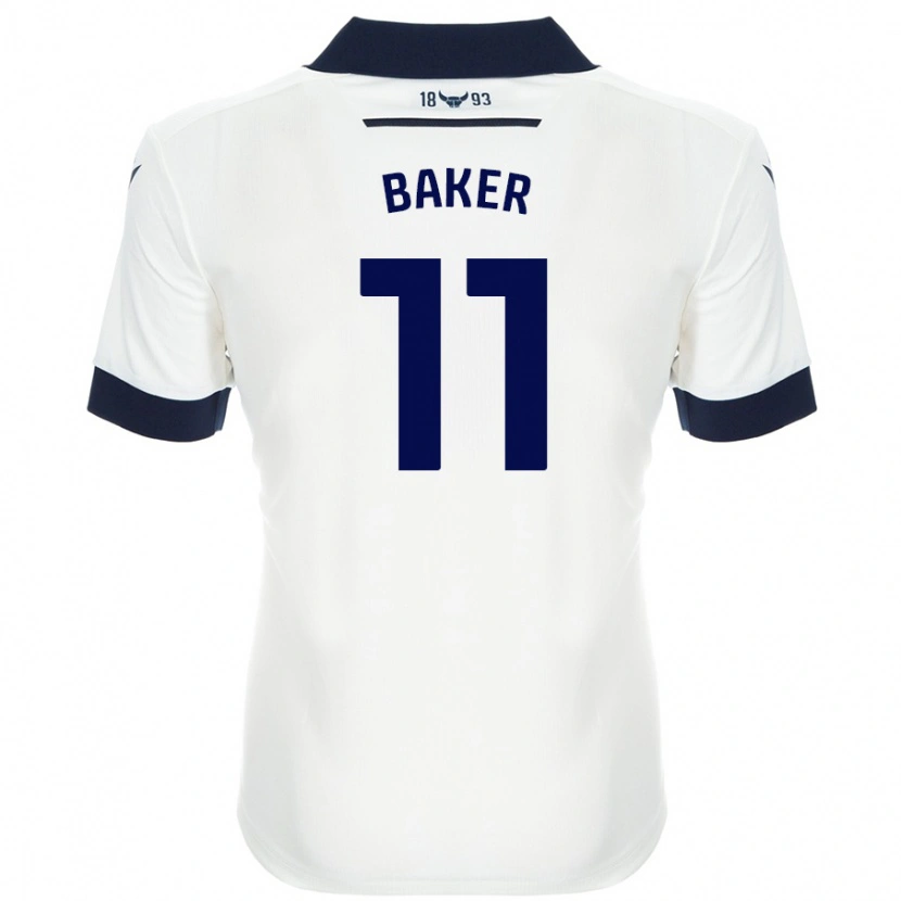 Danxen Barn Sophie Baker #11 Hvit Marineblå Bortetrøye Drakt Trøye 2024/25 Skjorter T-Skjorte
