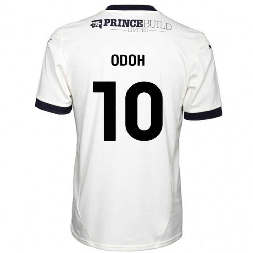 Danxen Barn Abraham Odoh #10 Off White Svart Bortetrøye Drakt Trøye 2024/25 Skjorter T-Skjorte