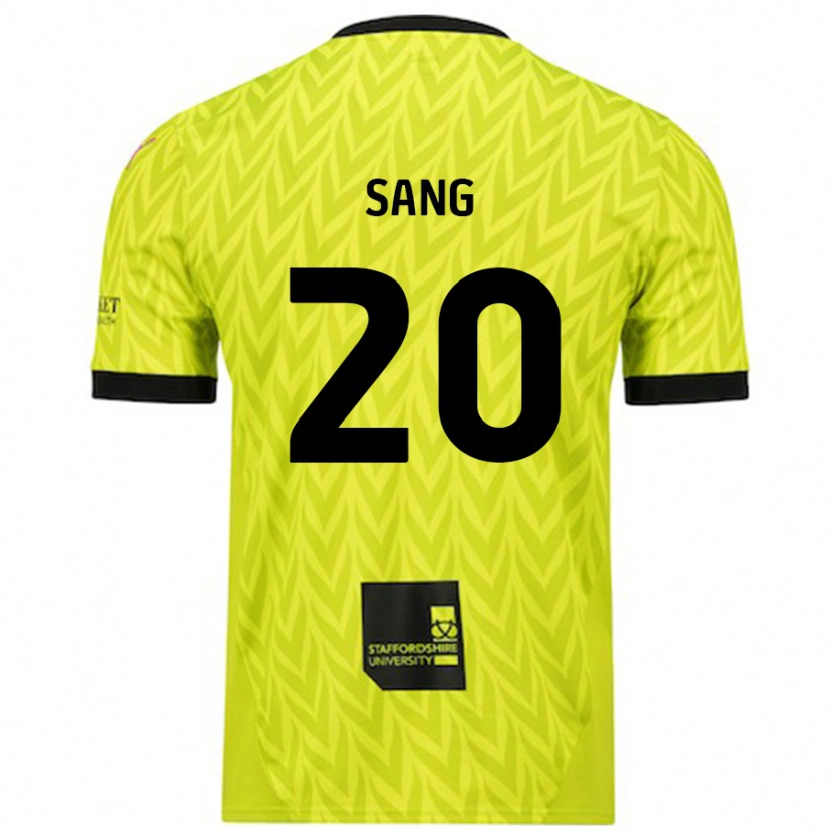 Danxen Barn Tom Sang #20 Fluorescerende Grønn Bortetrøye Drakt Trøye 2024/25 Skjorter T-Skjorte