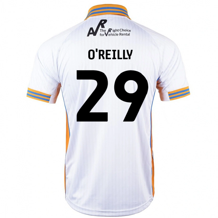 Danxen Barn Tommi O'reilly #29 Hvit Bortetrøye Drakt Trøye 2024/25 Skjorter T-Skjorte