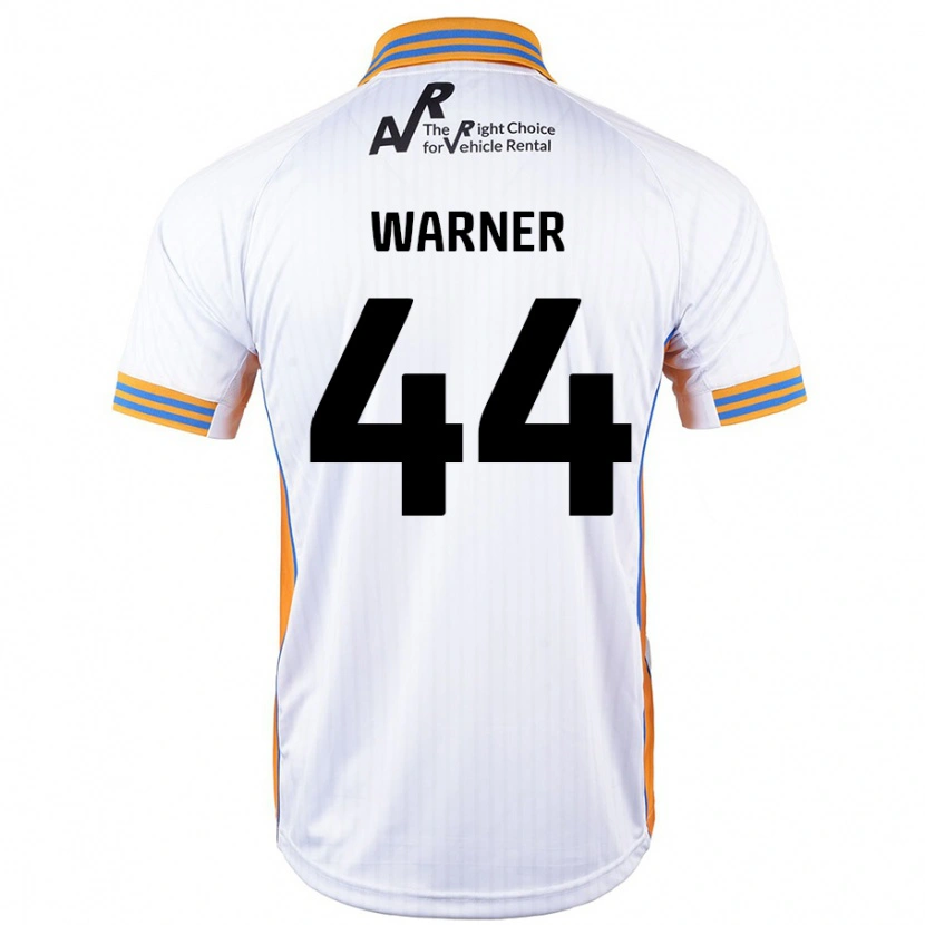 Danxen Barn James Warner #44 Hvit Bortetrøye Drakt Trøye 2024/25 Skjorter T-Skjorte