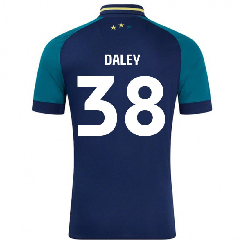Danxen Barn Luke Daley #38 Marine Mørkegrønn Bortetrøye Drakt Trøye 2024/25 Skjorter T-Skjorte