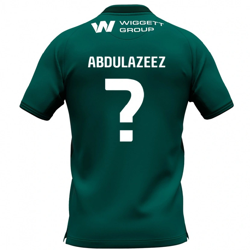 Danxen Barn Abdulahi Abdulazeez #0 Grønn Bortetrøye Drakt Trøye 2024/25 Skjorter T-Skjorte
