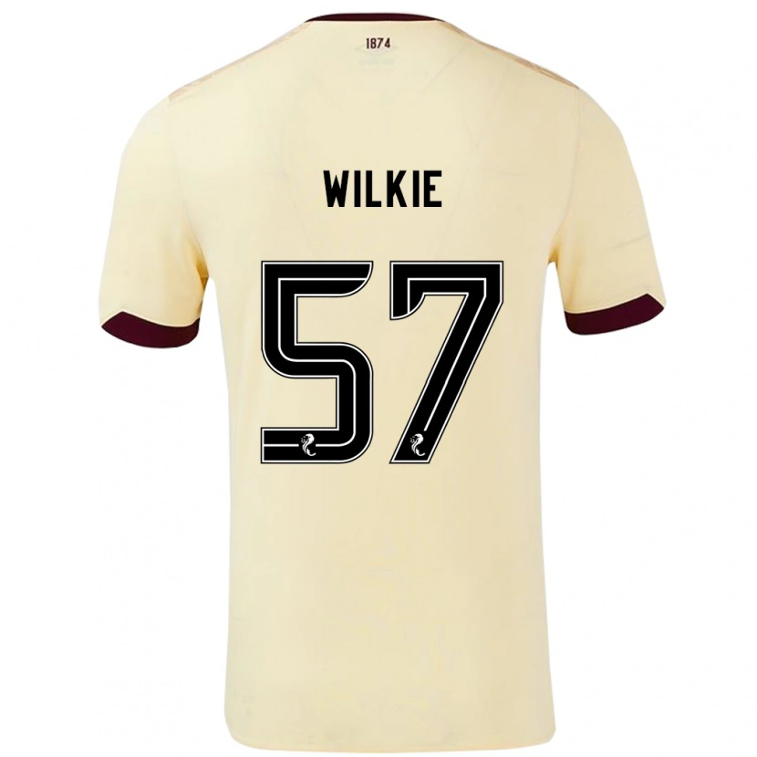 Danxen Barn Coupar Wilkie #57 Krem Burgund Bortetrøye Drakt Trøye 2024/25 Skjorter T-Skjorte