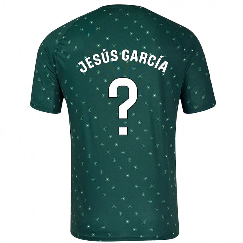 Danxen Barn Jesús García #0 Mørkegrønn Bortetrøye Drakt Trøye 2024/25 Skjorter T-Skjorte