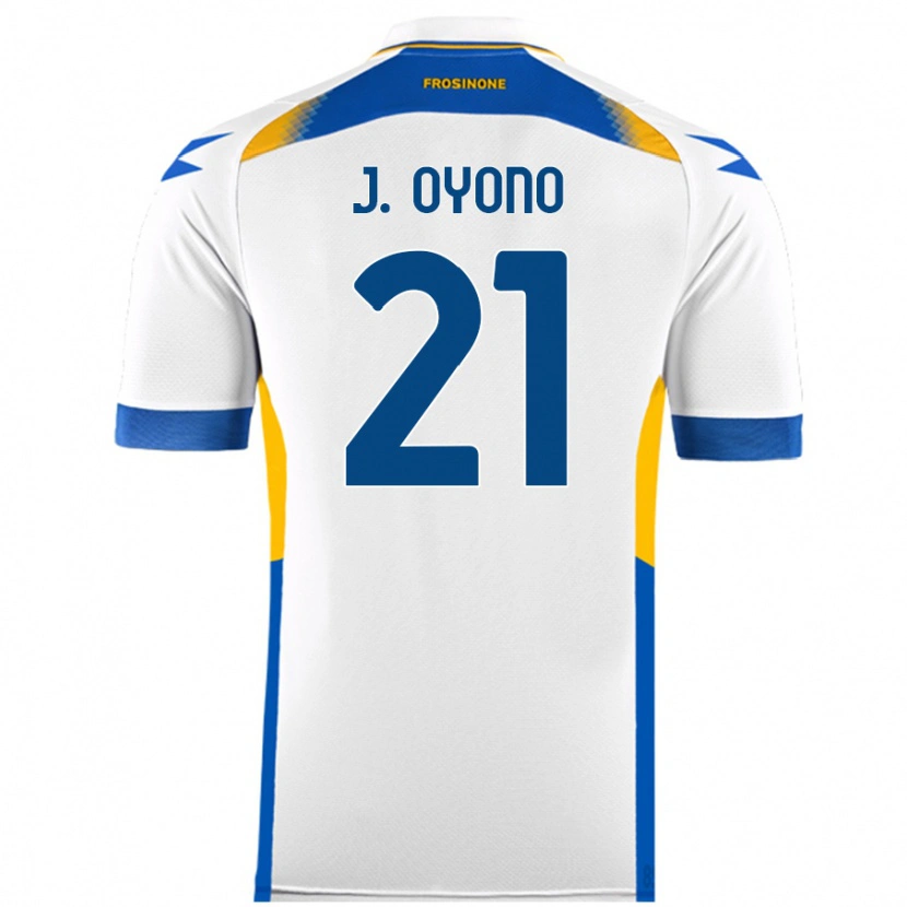 Danxen Barn Jérémy Oyono #21 Hvit Bortetrøye Drakt Trøye 2024/25 Skjorter T-Skjorte