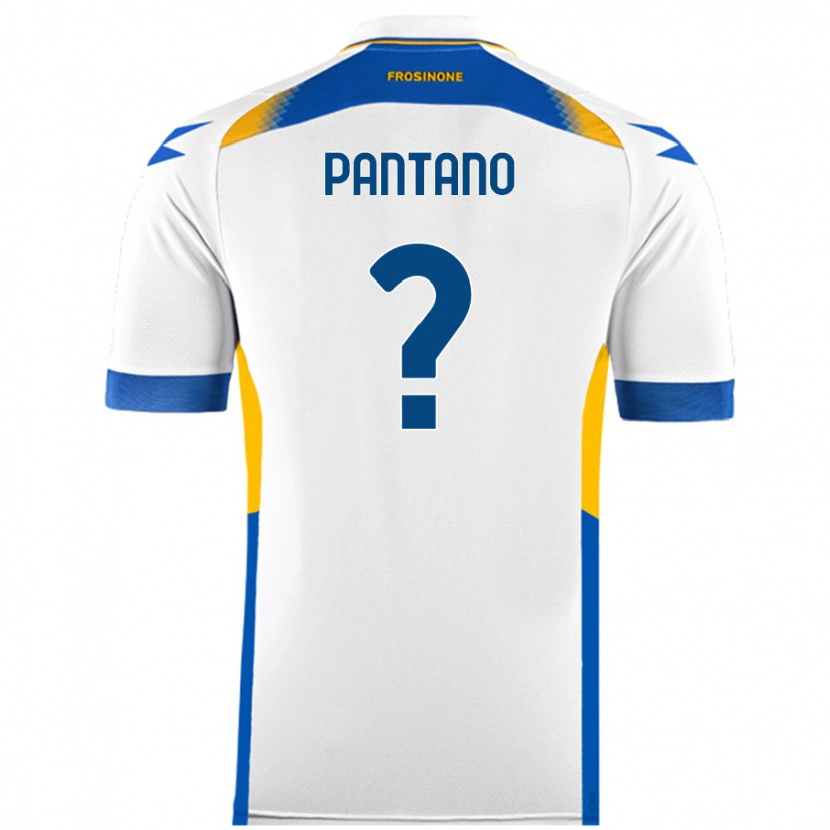 Danxen Barn Christian Pantano #0 Hvit Bortetrøye Drakt Trøye 2024/25 Skjorter T-Skjorte