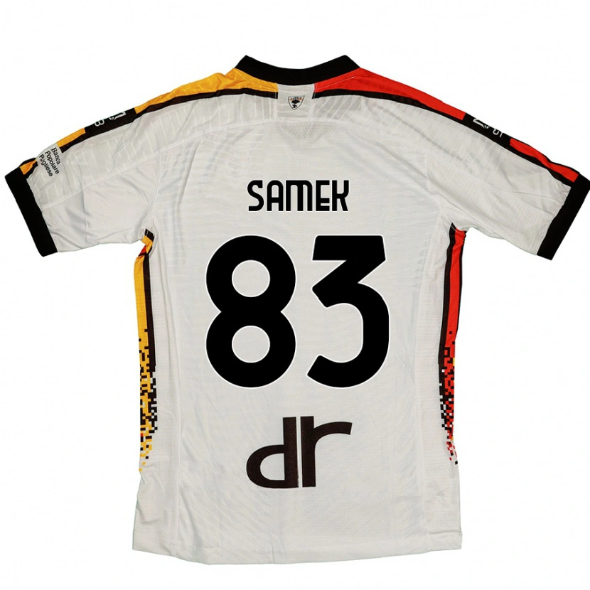 Danxen Barn Daniel Samek #83 Hvit Svart Bortetrøye Drakt Trøye 2024/25 Skjorter T-Skjorte