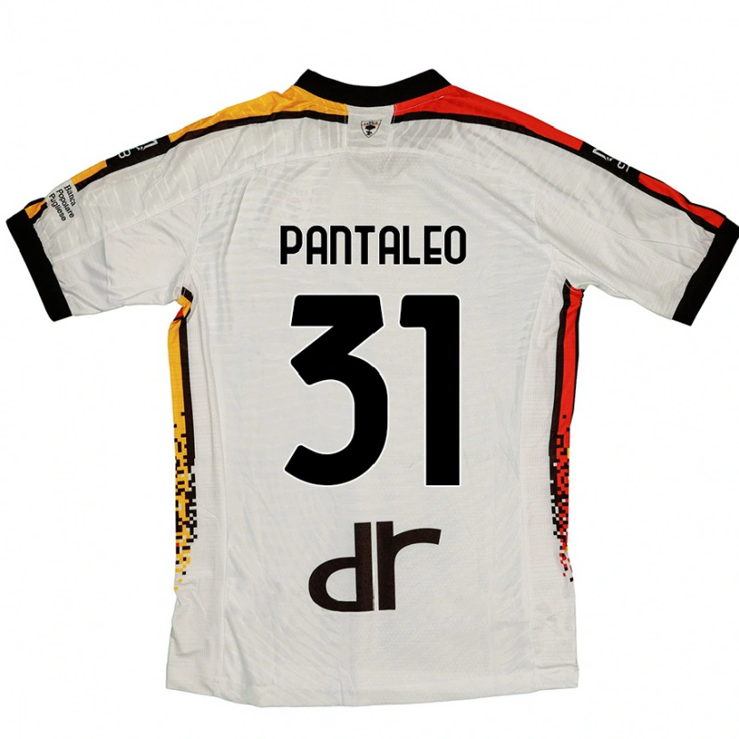 Danxen Barn Dario Pantaleo #31 Hvit Svart Bortetrøye Drakt Trøye 2024/25 Skjorter T-Skjorte