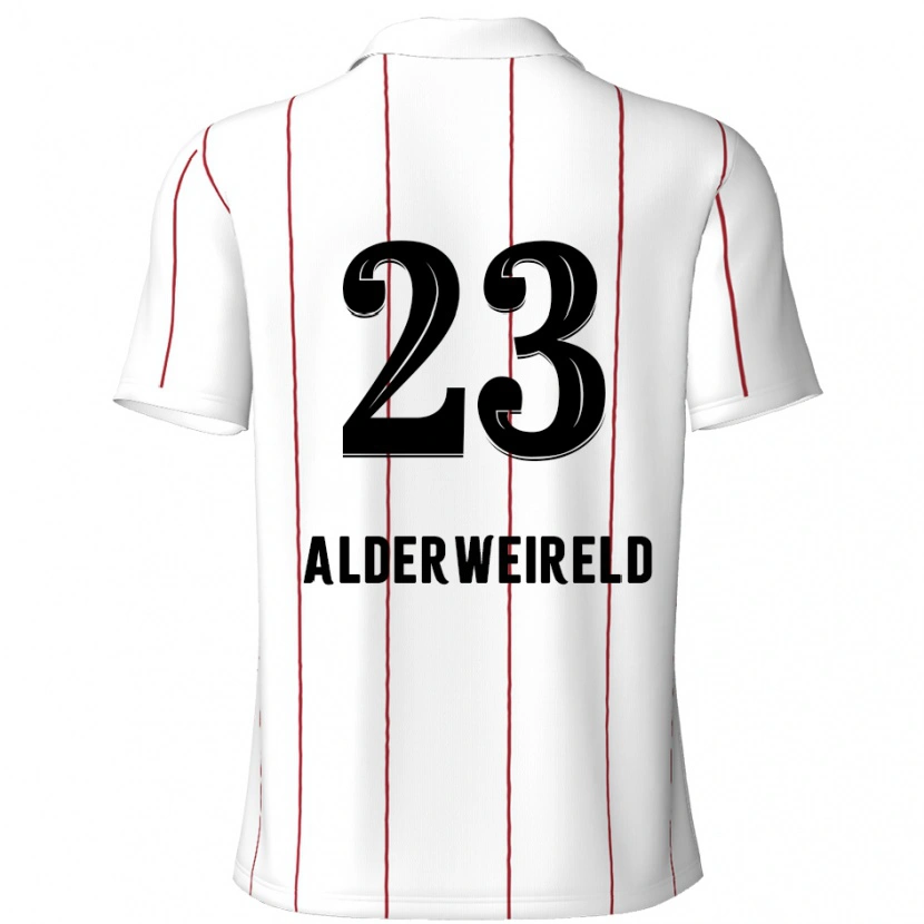 Danxen Barn Toby Alderweireld #23 Hvit Svart Bortetrøye Drakt Trøye 2024/25 Skjorter T-Skjorte