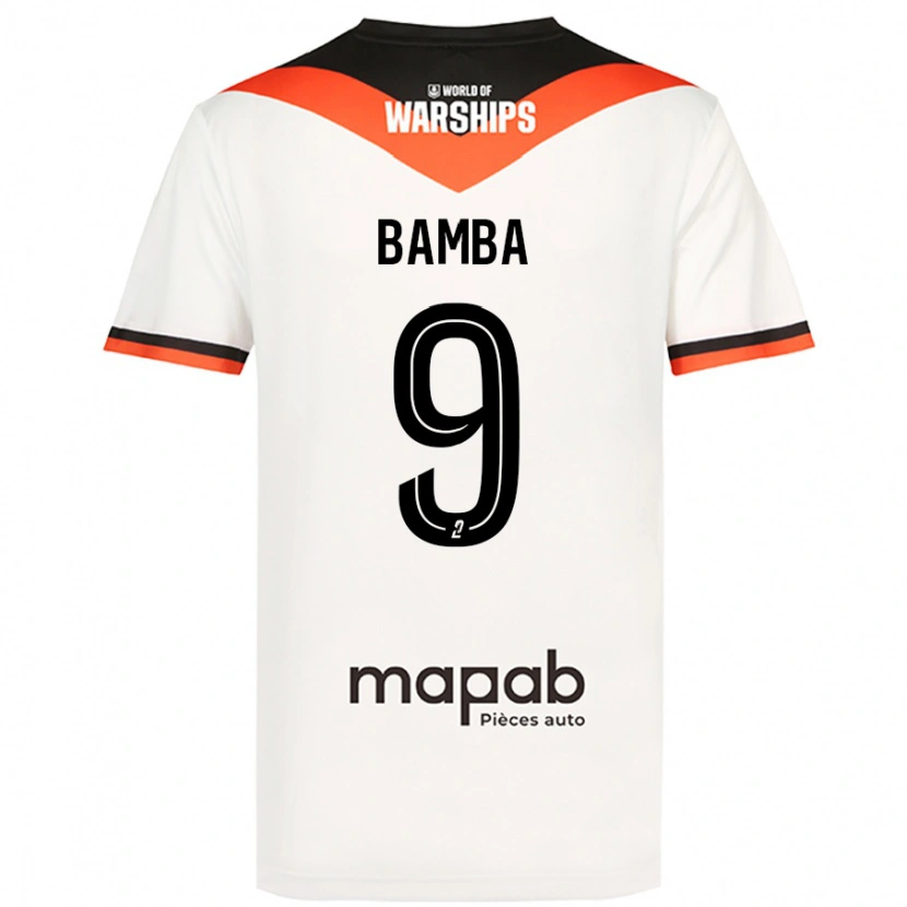 Danxen Barn Mohamed Bamba #9 Hvit Bortetrøye Drakt Trøye 2024/25 Skjorter T-Skjorte