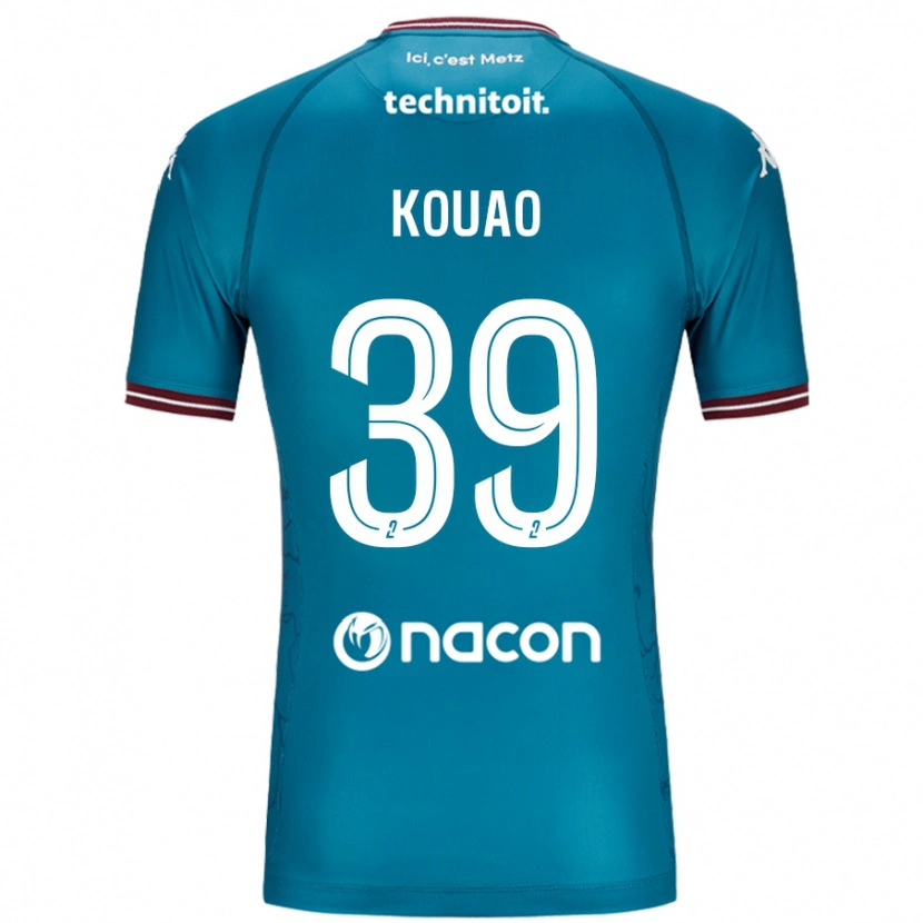 Danxen Barn Koffi Kouao #39 Bleu Bensin Bortetrøye Drakt Trøye 2024/25 Skjorter T-Skjorte