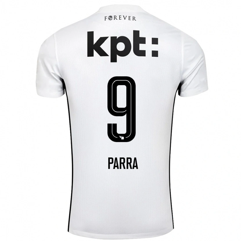 Danxen Barn Hugo Parra #9 Hvit Svart Bortetrøye Drakt Trøye 2024/25 Skjorter T-Skjorte