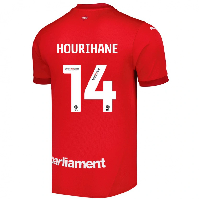 Danxen Mann Conor Hourihane #14 Rød Hjemmetrøye Drakt Trøye 2024/25 Skjorter T-Skjorte