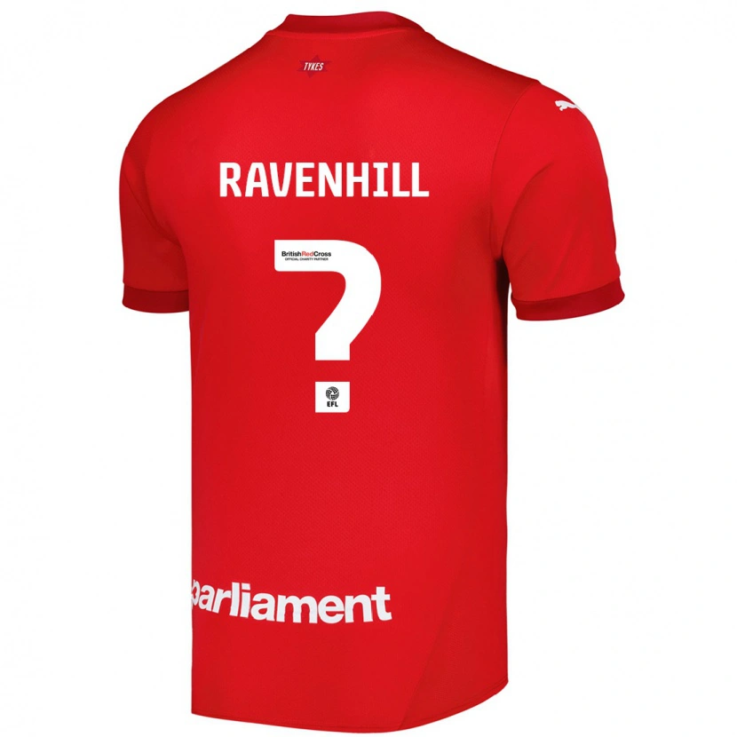 Danxen Mann Rogan Ravenhill #0 Rød Hjemmetrøye Drakt Trøye 2024/25 Skjorter T-Skjorte