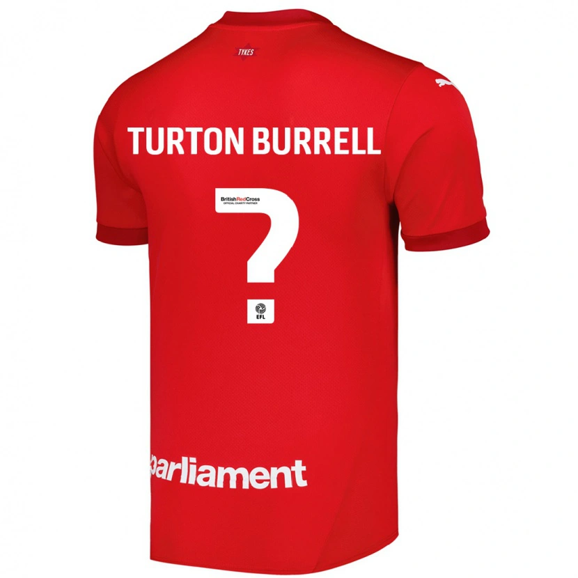 Danxen Mann Melissa Turton-Burrell #0 Rød Hjemmetrøye Drakt Trøye 2024/25 Skjorter T-Skjorte