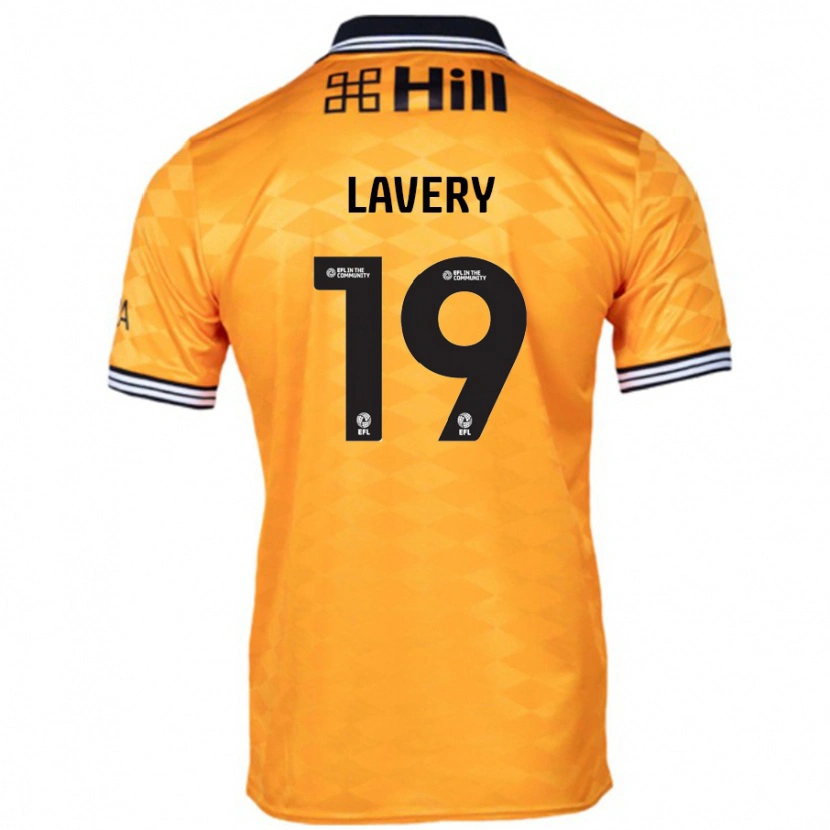 Danxen Mann Shayne Lavery #19 Oransje Hjemmetrøye Drakt Trøye 2024/25 Skjorter T-Skjorte
