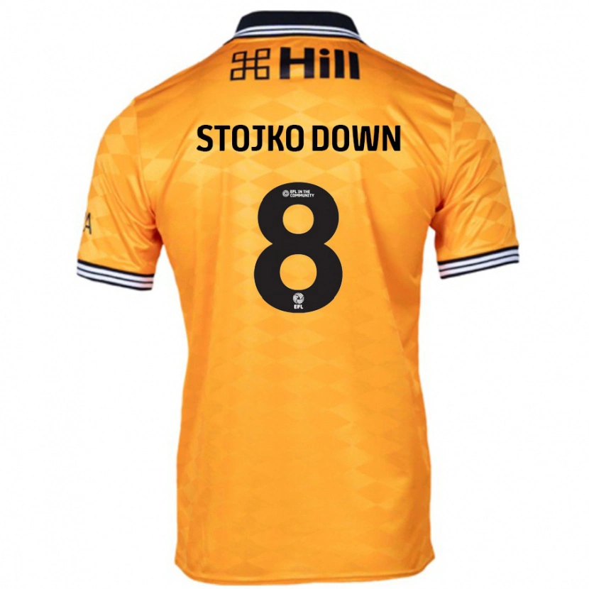 Danxen Mann Alysha Stojko-Down #8 Oransje Hjemmetrøye Drakt Trøye 2024/25 Skjorter T-Skjorte
