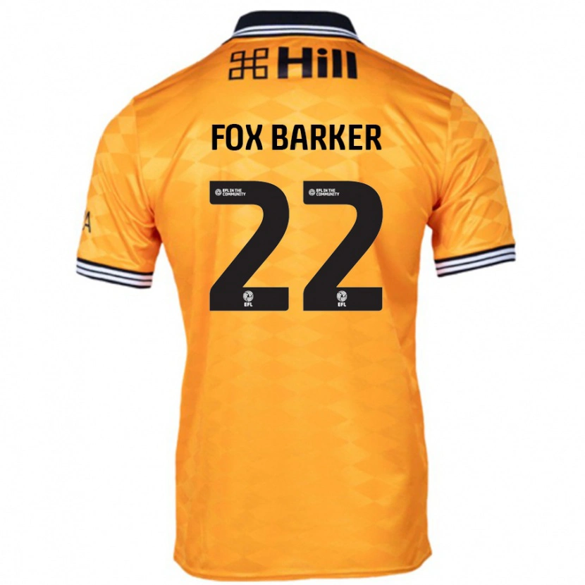 Danxen Mann Mistie Fox-Barker #22 Oransje Hjemmetrøye Drakt Trøye 2024/25 Skjorter T-Skjorte