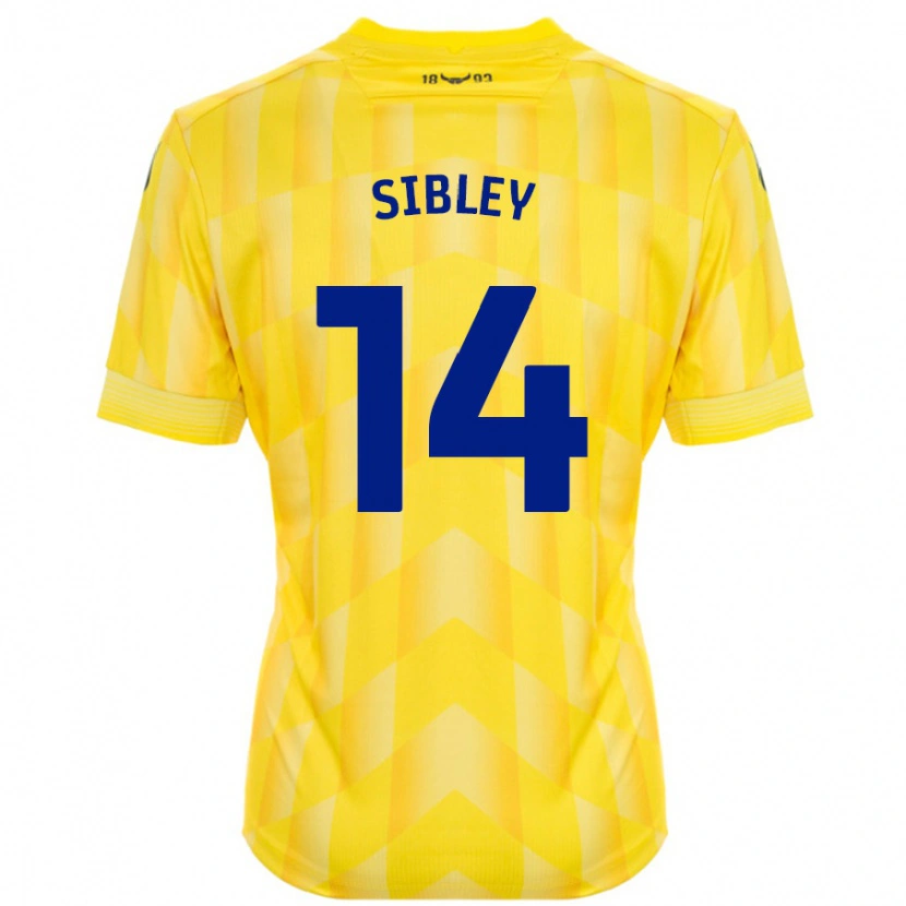 Danxen Mann Louie Sibley #14 Gul Hjemmetrøye Drakt Trøye 2024/25 Skjorter T-Skjorte
