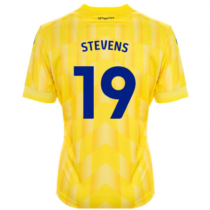 Danxen Mann Lily Stevens #19 Gul Hjemmetrøye Drakt Trøye 2024/25 Skjorter T-Skjorte