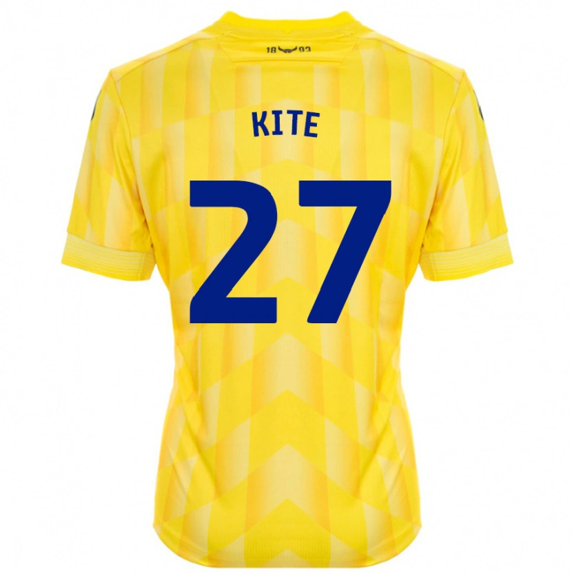 Danxen Mann Rose Kite #27 Gul Hjemmetrøye Drakt Trøye 2024/25 Skjorter T-Skjorte