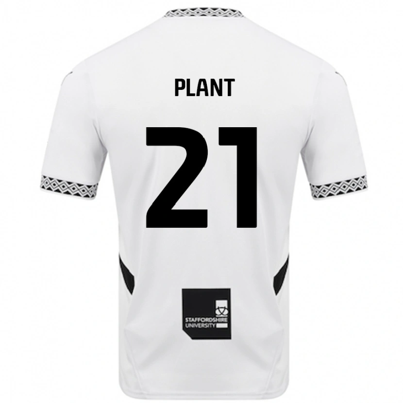 Danxen Mann James Plant #21 Hvit Hjemmetrøye Drakt Trøye 2024/25 Skjorter T-Skjorte