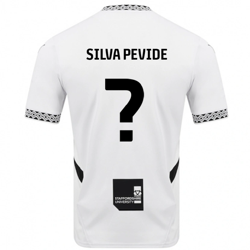 Danxen Mann Joao Silva Pevide #0 Hvit Hjemmetrøye Drakt Trøye 2024/25 Skjorter T-Skjorte