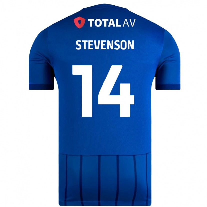 Danxen Mann Ben Stevenson #14 Blå Hjemmetrøye Drakt Trøye 2024/25 Skjorter T-Skjorte