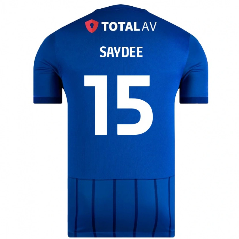Danxen Mann Christian Saydee #15 Blå Hjemmetrøye Drakt Trøye 2024/25 Skjorter T-Skjorte
