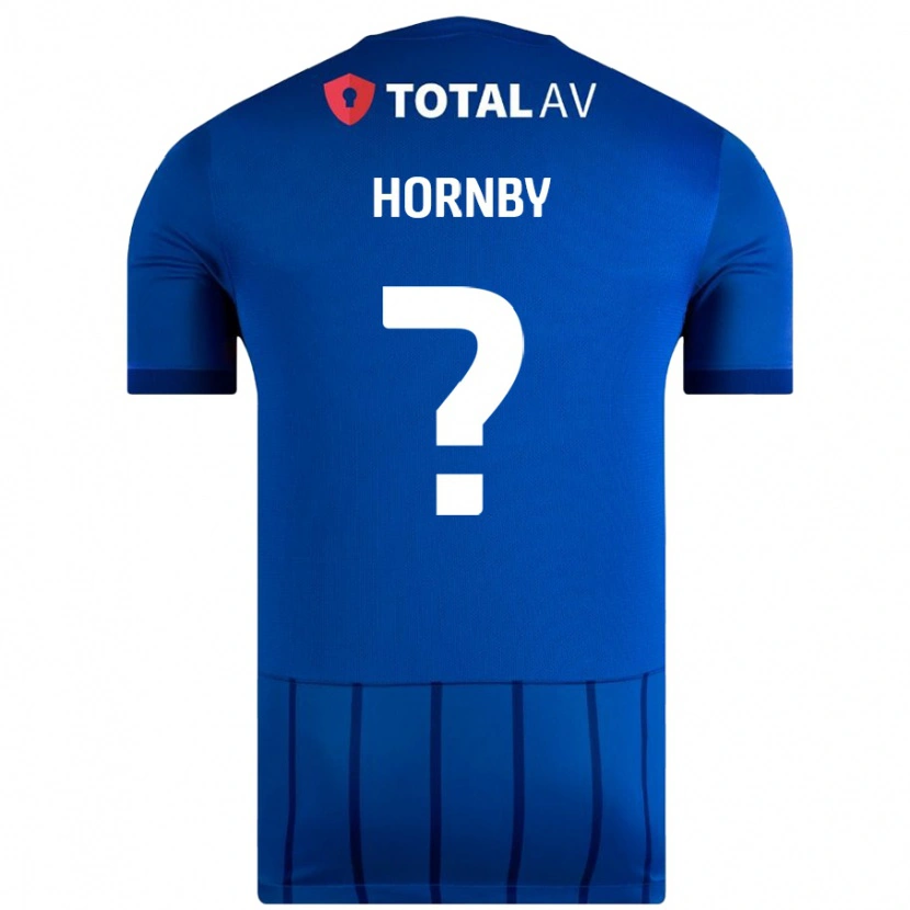 Danxen Mann Megan Hornby #0 Blå Hjemmetrøye Drakt Trøye 2024/25 Skjorter T-Skjorte