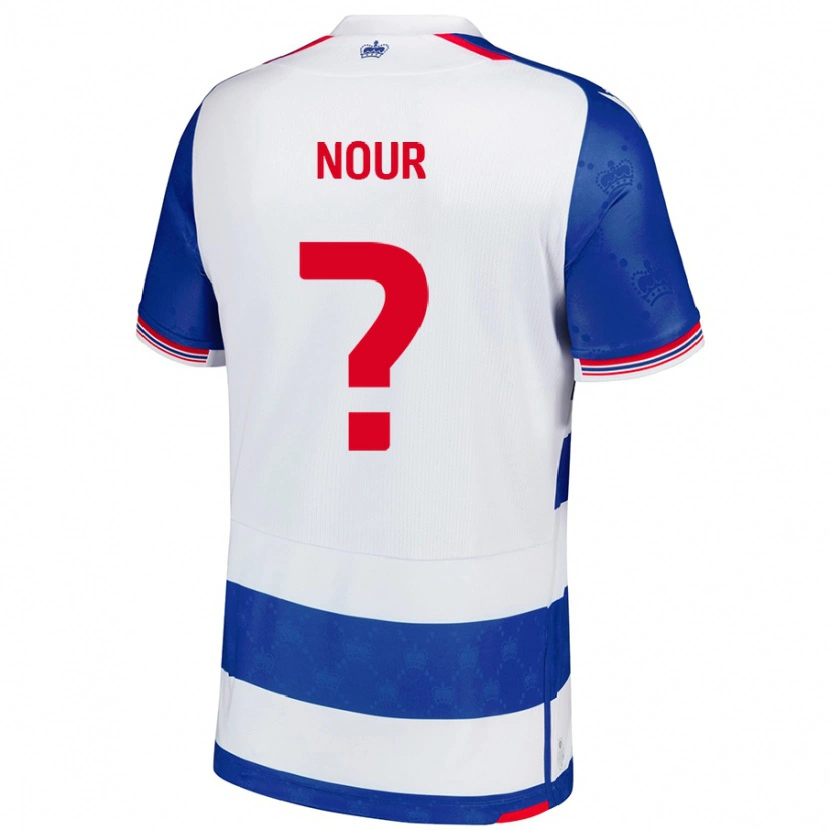 Danxen Mann Aaron Nour #0 Blå Hvit Hjemmetrøye Drakt Trøye 2024/25 Skjorter T-Skjorte