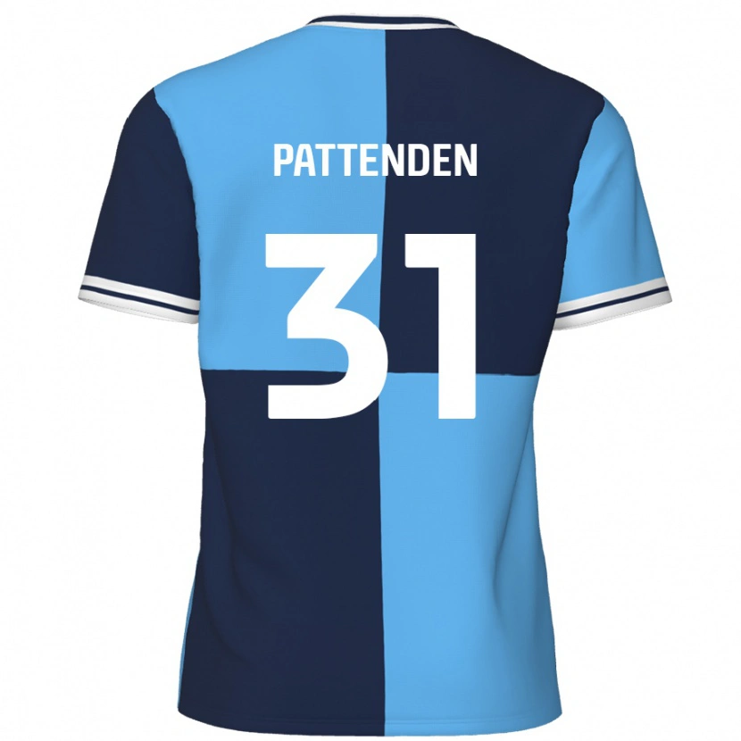 Danxen Mann Jasper Pattenden #31 Himmelblå Mørkeblå Hjemmetrøye Drakt Trøye 2024/25 Skjorter T-Skjorte