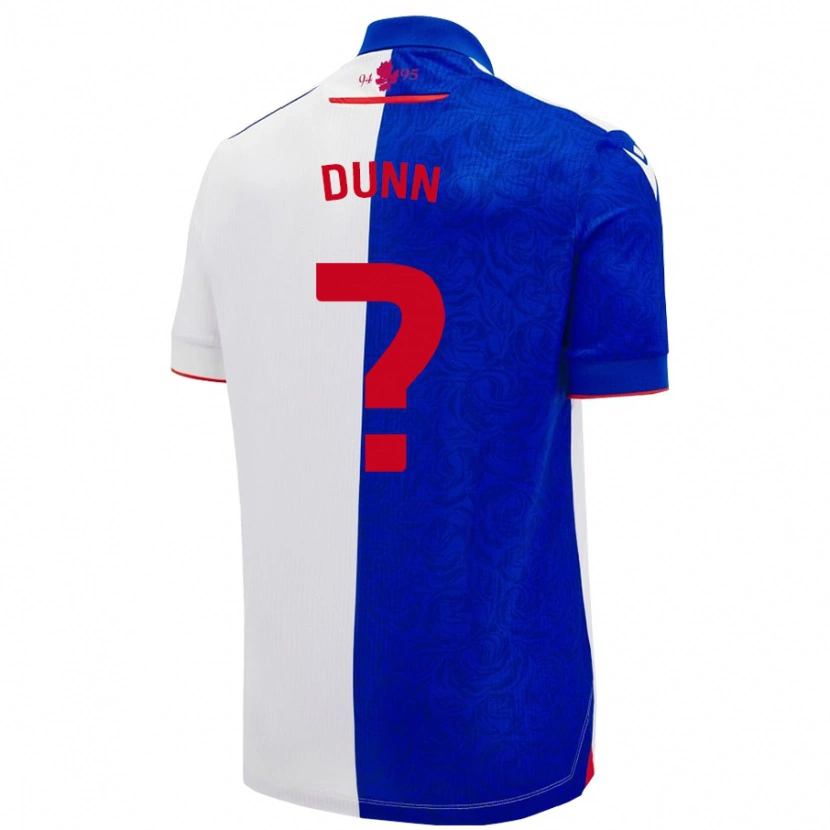 Danxen Mann Isaac Dunn #0 Himmelblå Hvit Hjemmetrøye Drakt Trøye 2024/25 Skjorter T-Skjorte