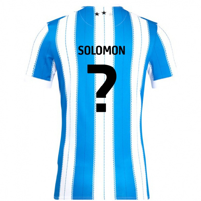 Danxen Mann Eko Solomon #0 Blå Hvit Hjemmetrøye Drakt Trøye 2024/25 Skjorter T-Skjorte