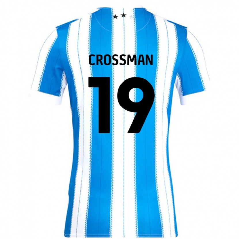 Danxen Mann Paige Crossman #19 Blå Hvit Hjemmetrøye Drakt Trøye 2024/25 Skjorter T-Skjorte