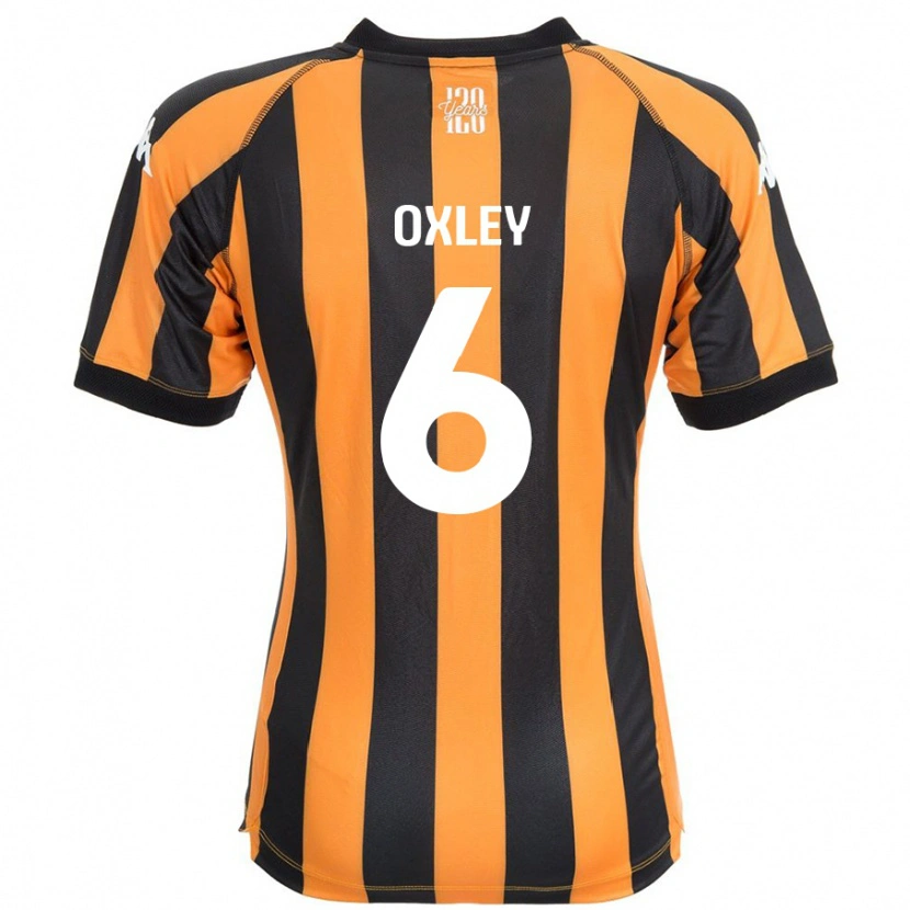 Danxen Mann Tilly Oxley #6 Svart Rav Hjemmetrøye Drakt Trøye 2024/25 Skjorter T-Skjorte