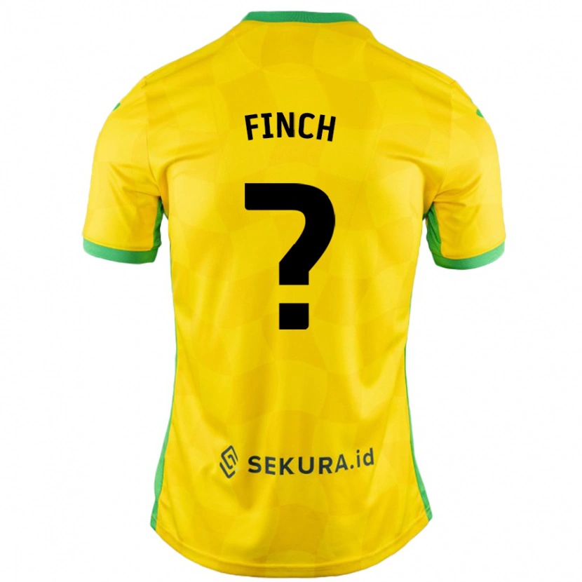 Danxen Mann Tom Finch #0 Gul Grønn Hjemmetrøye Drakt Trøye 2024/25 Skjorter T-Skjorte