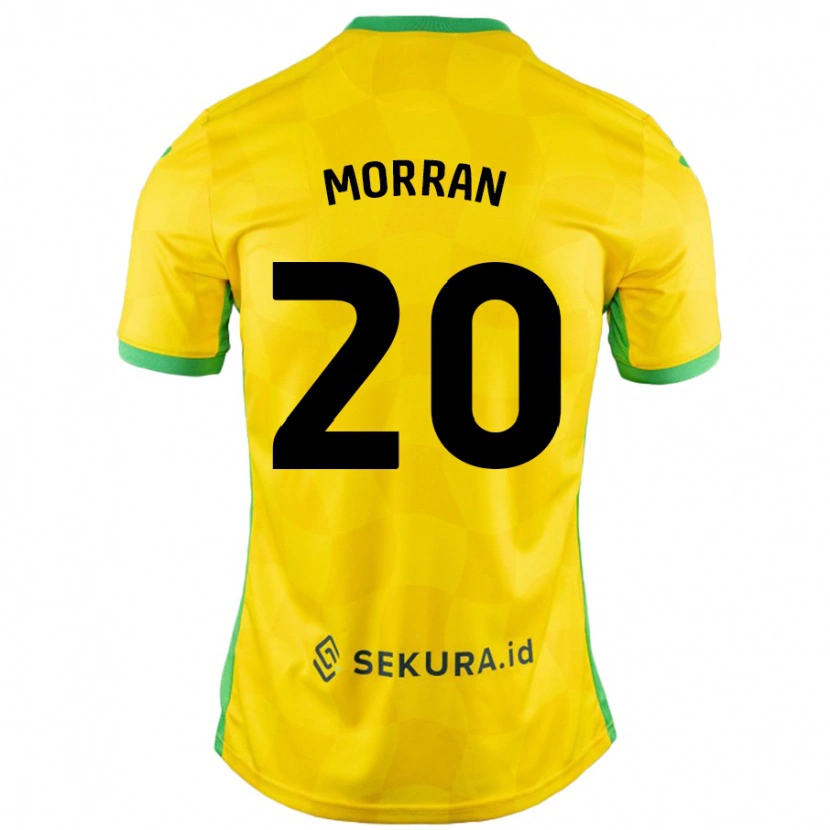 Danxen Mann Eloise Morran #20 Gul Grønn Hjemmetrøye Drakt Trøye 2024/25 Skjorter T-Skjorte