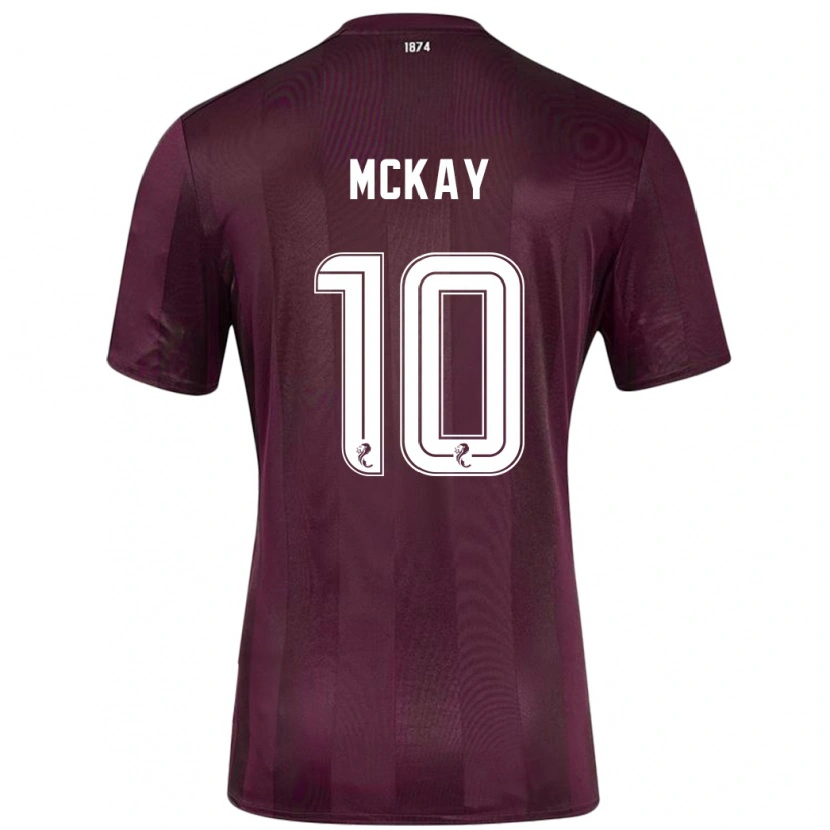 Danxen Mann Barrie Mckay #10 Burgund Hjemmetrøye Drakt Trøye 2024/25 Skjorter T-Skjorte