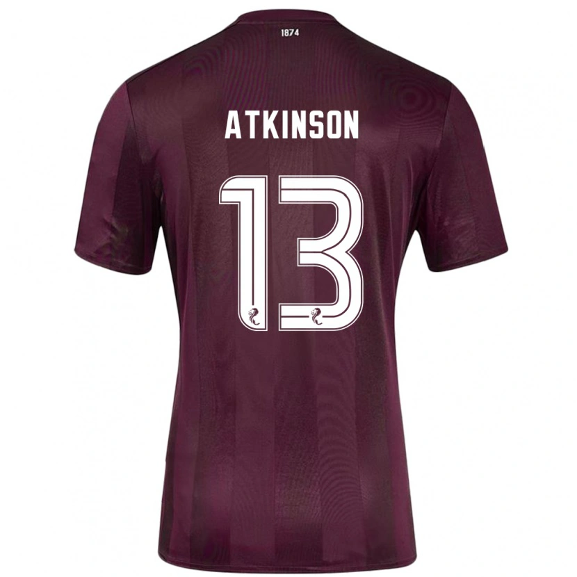Danxen Mann Nathaniel Atkinson #13 Burgund Hjemmetrøye Drakt Trøye 2024/25 Skjorter T-Skjorte