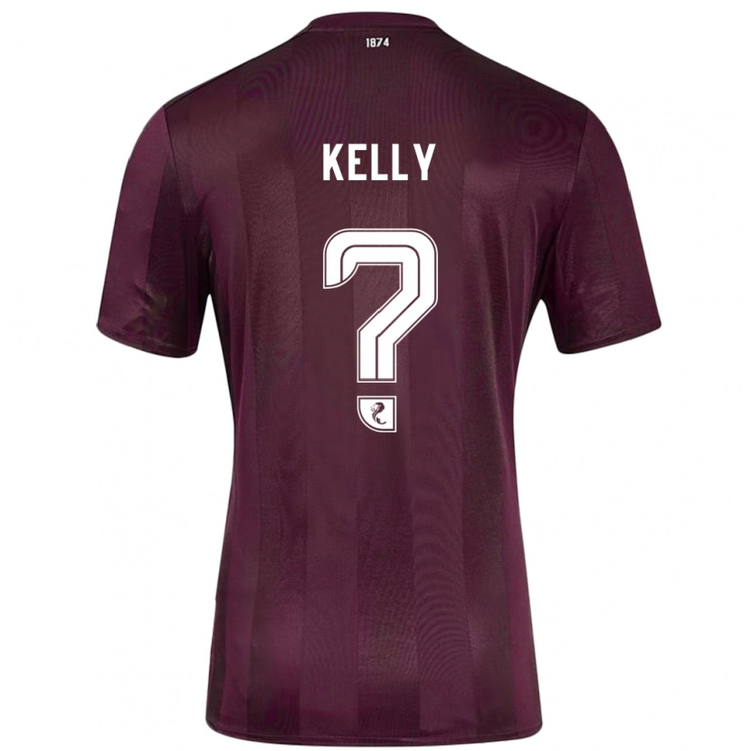 Danxen Mann Ryan Kelly #0 Burgund Hjemmetrøye Drakt Trøye 2024/25 Skjorter T-Skjorte