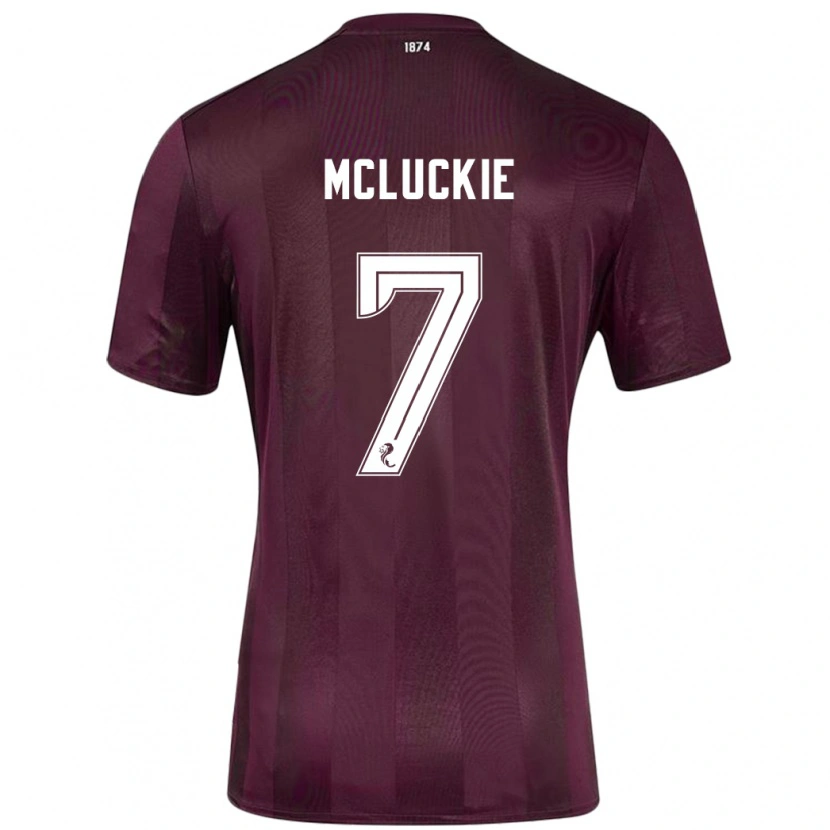 Danxen Mann Bobby Mcluckie #7 Burgund Hjemmetrøye Drakt Trøye 2024/25 Skjorter T-Skjorte