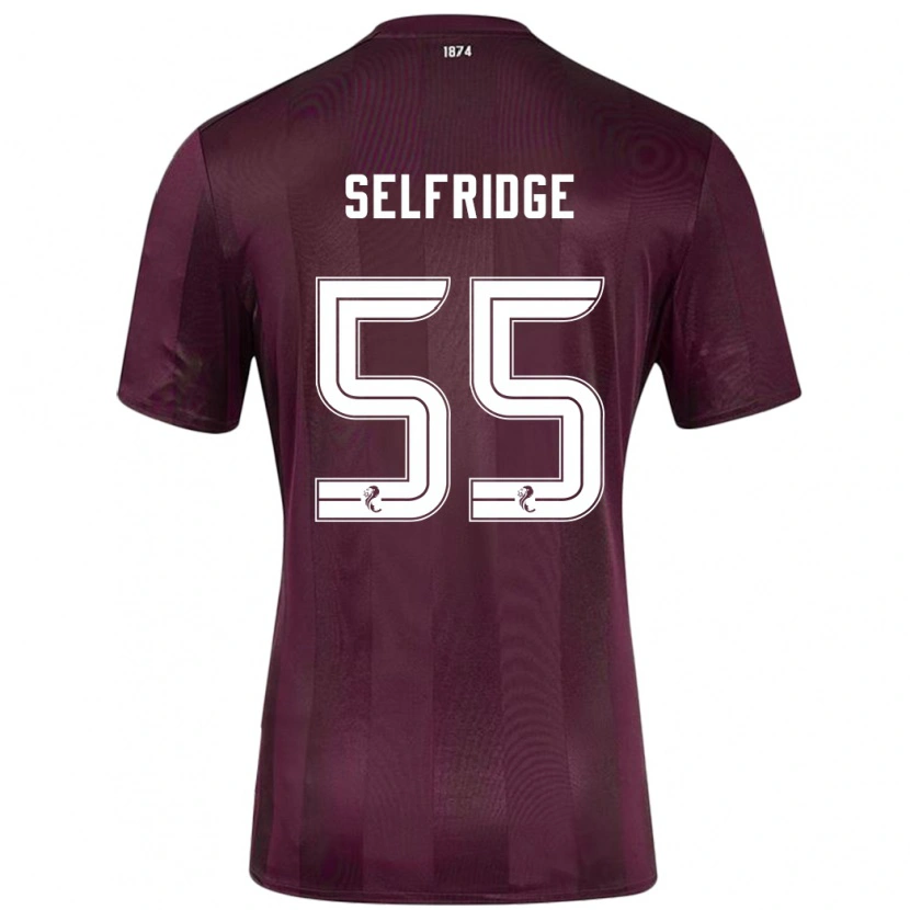 Danxen Mann Louis Selfridge #55 Burgund Hjemmetrøye Drakt Trøye 2024/25 Skjorter T-Skjorte