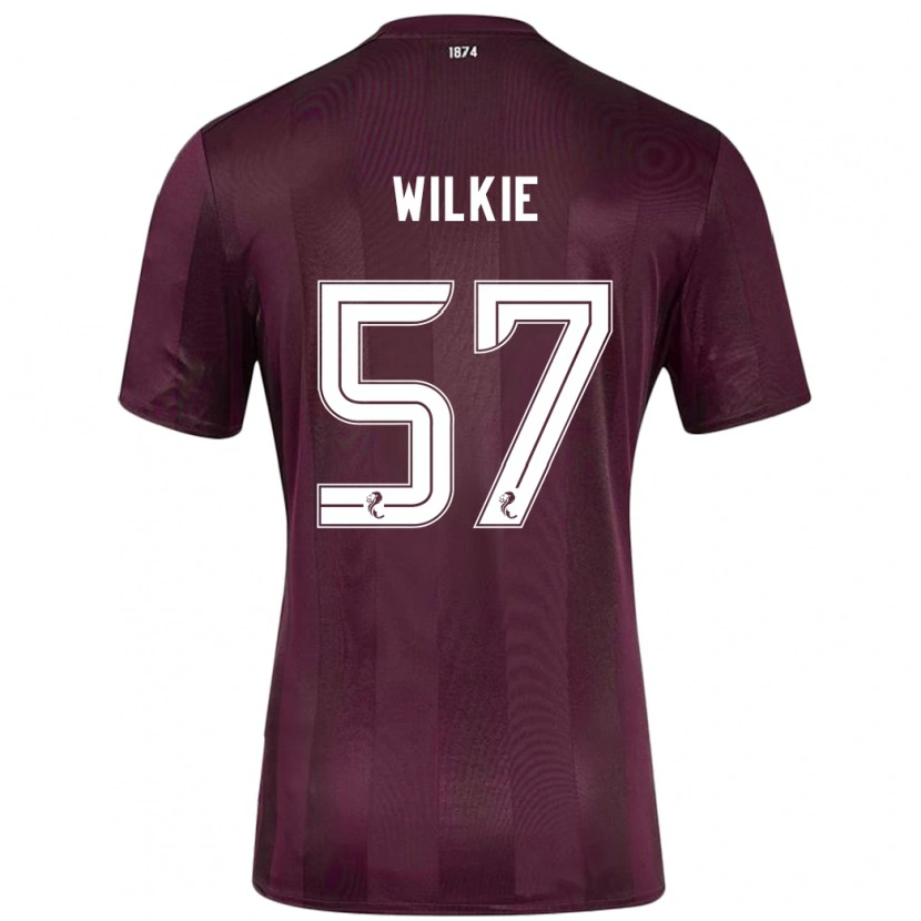Danxen Mann Coupar Wilkie #57 Burgund Hjemmetrøye Drakt Trøye 2024/25 Skjorter T-Skjorte
