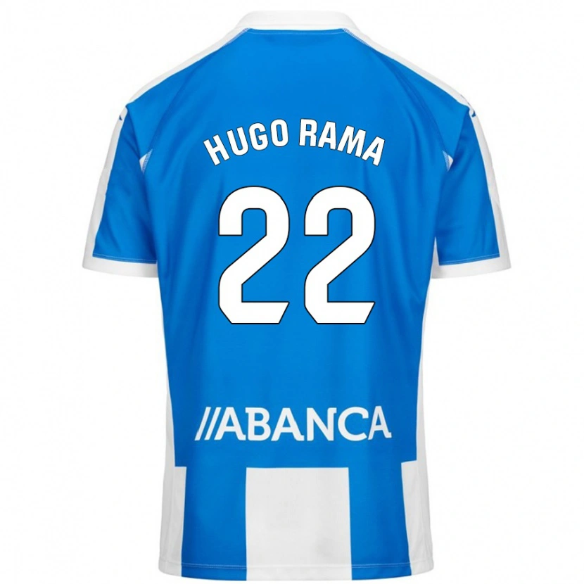 Danxen Mann Hugo Rama #22 Blå Hvit Hjemmetrøye Drakt Trøye 2024/25 Skjorter T-Skjorte